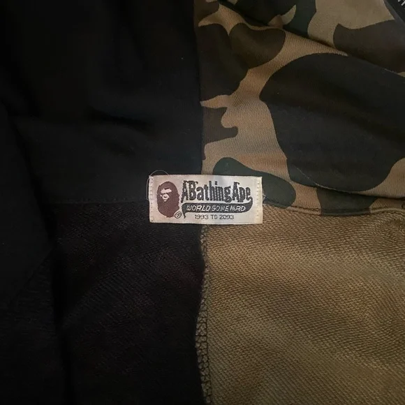 Bathing Ape “Camouflage and Black  Hoodie - Picture 5 of 5